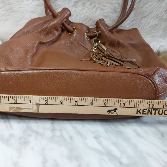 Michael Kors Astor Ring Tan Leather Tote - Picture 12 of 13